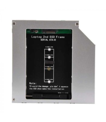 Rack CADDY M.2 NGFF 2230 2242 2260 2280 SSD 9.5mm la SATA 3.0 foto