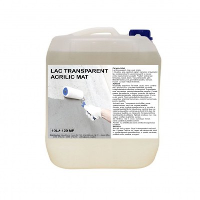 Lac Acrilic Transparent Mat 10 Litri foto