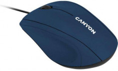 Mouse Optic Canyon CNE-CMS05BL 1000 DPI USB Albastru foto