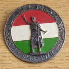 M3 Q 11- insigna - tematica istorica - Forradalmi ifusagi napok - Ungaria - 1978