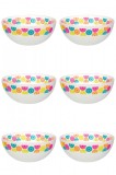 Set boluri, 6 piese, 3.3 l, Plastic, Alb