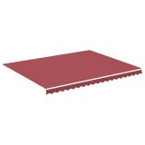 Cumpara ieftin Panza de rezerva copertina, rosu visiniu, 450x350 cm, poliester