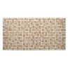 Panou decorativ, PVC, model mozaic, nuante portocaliu murdar, 96x48.5cm, Dms