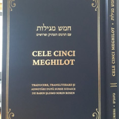 Cele cinci Meghilot-traducere bilingva ebraica-romana