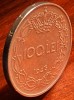 ROMANIA REGAT 100 LEI 1943 (REGELE MIHAI I)/ 8,5 g./ 28mm./ MONEDA DIN POZE