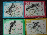 DDR-Sport-serie completa-stampilate, Stampilat