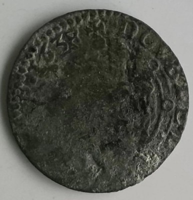 Principatul Arches-Charleville - Double Tournois 1638 - Charles II Gonzaga foto