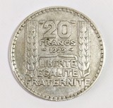 Franta 20 Franci Argint 1929 VF++XF - Moneda Colectie - Argint Francez - Numismatica
