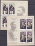 DB1 Romania 2019 Uniformele Regalitatii Romanesti I 4 x MS MNH 2 poze, Nestampilat