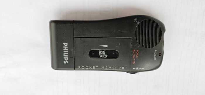 REPORTOFON PHILIPS POCKET MEMO 281, CITITI DESCRIEREA !