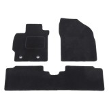 Set covorase auto mocheta Velor TOYOTA AURIS (E15), 03.2007-2012, negru,