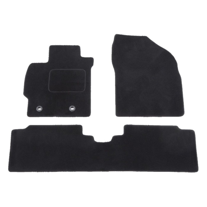 Set covorase auto mocheta Velor TOYOTA AURIS (E15), 03.2007-2012, negru,