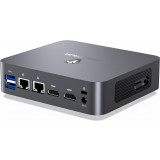 Mini PC Minis Forum UN305, Intel Core i3-N305 3.8 GHz, RAM 8GB DDR4, 512GB SSD, 2x LAN, 2 x HDMI, 4 x USB 3.2, 1 x USB Type C, WiFi 5, BT4.2, Win 11Pr