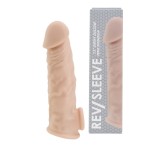 Manson Prelungitor Penis, Rev-Sleeves Girthy Realistic, Silicon, 19 cm