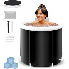 Cada gonflabila Premium pentru copii, adulti, familie, portabila, potrivita pentru apa calda, rece, rol de tratament SPA, cu scurgeri multiple, cu pom