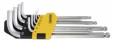 Set 9 chei imbus cu bila 1.5-10mm CR-V, Topmaster 390119