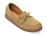 Cumpara ieftin Mocasini IMAGE kaki, 261007, din nabuc