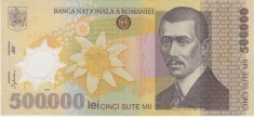 ROMANIA 500000 LEI 2000 GHIZARI VF