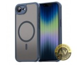 Husa MagSafe pentru Apple iPhone 17e , 16e, Techsuit, HaloFrost II, Bleumarin