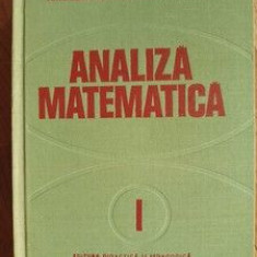 Analiza matematica vol.1 Miron Nicolescu