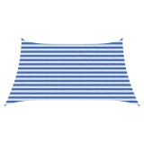 vidaXL P&acirc;nză de umbră Albastru și Alb 3 / 4 x 2 m HDPE 42032921