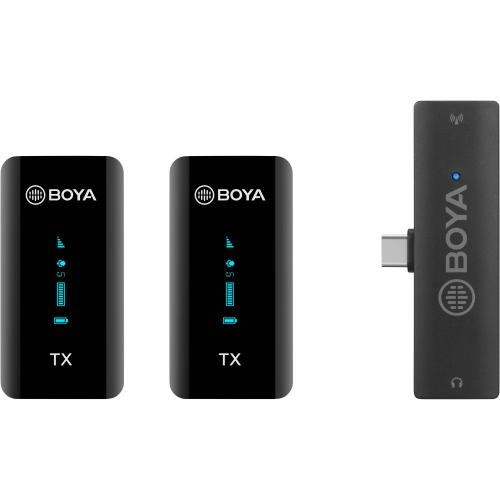 Boya Digital True-Wireless Dual Microphone, USB Type-C Mobiles (2.4 GHz) &quot;BY-XM6-S6&quot; (timbru verde 0.18 lei)