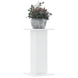 vidaXL Suporturi de plante, 2 buc., alb, 30x30x60 cm, lemn prelucrat 3307855