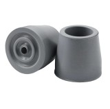 Amortizor Cauciuc Anti-Alunecare Bastoane Carje Cadre Mers, Universal, Gri, Diametru 2.4cm, Suporta 150kg