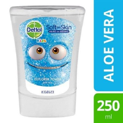 Rezerva sapun lichid antibacterian Dettol Kids No Touch cu Aloe Vera, 250ml foto