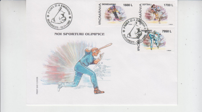 FDCR - Noi sporturi olimpice - LP1495 - an 1999