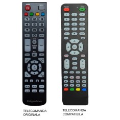 Telecomanda inlocuitoare compatibila TV Kruger&amp;Matz KM0232 /KM0248 /KM0250 /KM0255UHD /KM0265UHD cod ER 9448 (448)