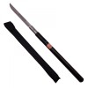 Sabie Vanatoare Ideallstore® Shaolin Master Baston 55cm Negru cu Teaca Otel Cutit Camping Durabila