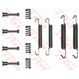 Set accesorii reparatie saboti frana mana Trw SFK108, parte montare : Punte spate