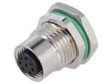 Soclu M12 8-PIN DeviceNet/CANopen THT IP67 30V