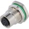 Soclu M12 8-PIN DeviceNet/CANopen THT IP67 30V