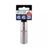 Cheie tubulara 6 puncte lunga 1/2 &amp;quot; 32 mm cu agatator de plastic
