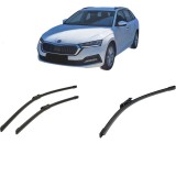 Cumpara ieftin Set 3 stergatoare SKODA OCTAVIA IV Combi (NX5, PV5) din 2019-2025, pentru parbriz si luneta fata si spate auto, Bosch Aerotwin-Aerotwin, din cauciuc s