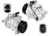 Compresor aer conditionat Audi A4 (B8), 2008-2015, motorizare 2.0 TDI, diesel si 1.8 TFSI/2.0 TFSI, benzina, rola curea 100 mm, 6 caneluri, de tip De