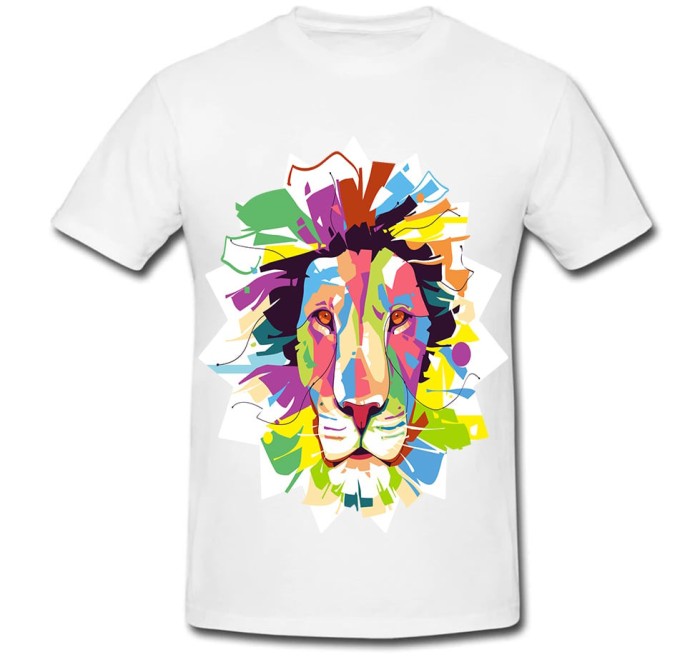 Tricou &quot; Abstract lion &quot;