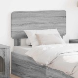 vidaXL Tăblie cap cu headboard Gri Sonoma 80 cm Lemn compozit 888601