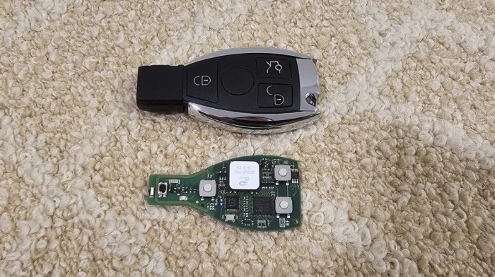 Cheie CG MB 08 cu Keyless Go Key 2-in-1 315MHz/433MHz Mercedes W164 W221 W216 2005-2010