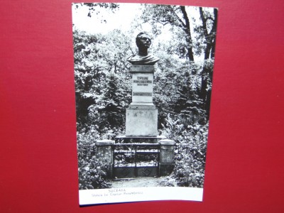 C.P. SUCEAVA -STATUIA LUI CIPRIAN PORUMBESCU -NECIRCULATA foto