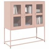 VidaXL Dulap, roz, 100,5x39x107 cm, oțel laminat la rece