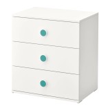 Cumpara ieftin Comoda pentru camera copiilor, 60 x 64 cm, 3 sertare