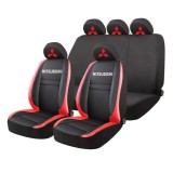 Set Huse Scaune Universale HLX5 Compatibile cu Mitsubishi &ndash; Negru/Rosu
