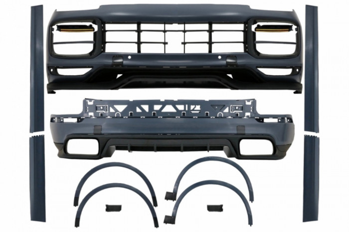 Pachet Exterior Complet Porsche Cayenne 9Y0 (2018-Up) Conversie la Turbo sau Aero Design Performance AutoTuning