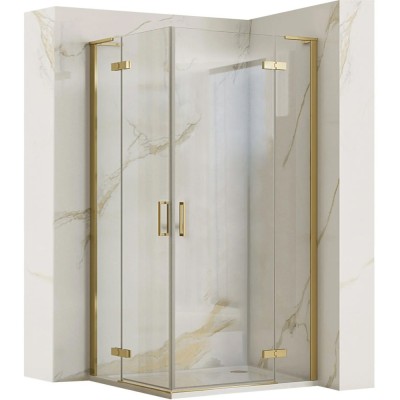 Cabina dus REA Hugo Gold Brush 80x100 foto