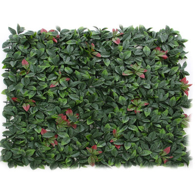 Gard artificial Photinia, 100 x 100 cm foto