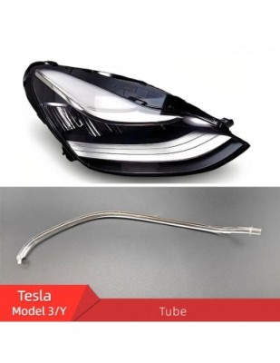 Set fibra reparatie lumini de zi DRL far dreapta Tesla Model 3, Model Y foto