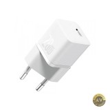 Incarcator Retea Baseus GaN Mini 1C 20W 3A 1 x USB-C Alb CCGN050102